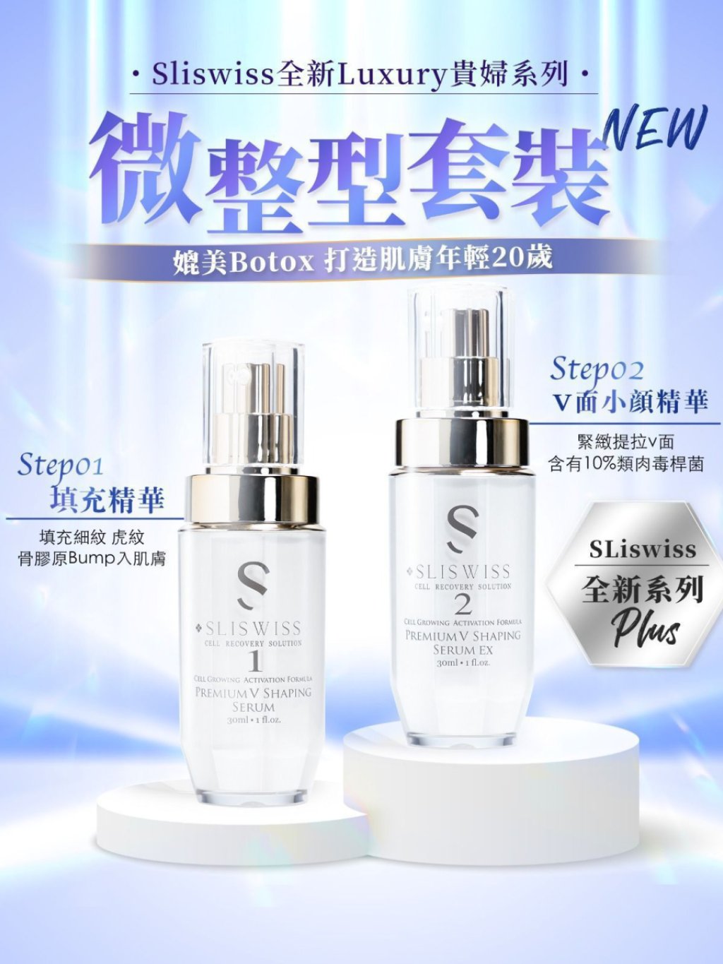 Sliswiss 1+2 微整型套裝